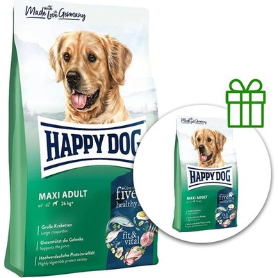 Happy Dog Fit & Vital Maxi Adult 14 кг + 3 кг безплатно