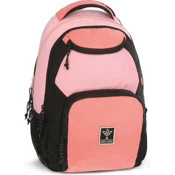 Ars Una Ученическа раница AU-6 Ars Una Rose-Black (5464)