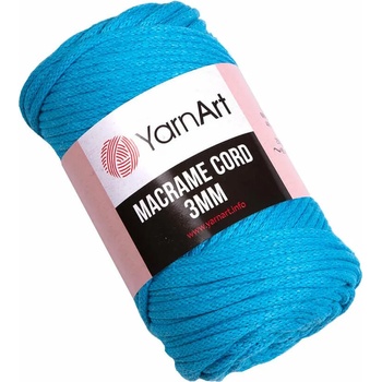 Image 1 of YARNART Macrame Cord 3 mm 85 m 763 Azure юта (Macrame Cord 3 mm 763)