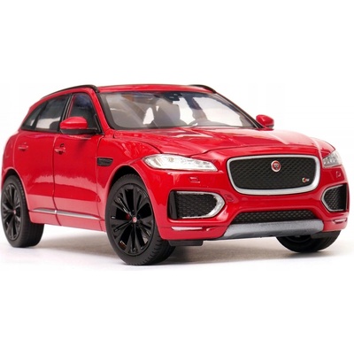 WELLY JAGUAR F-PACE ČERVENÝ NOVÝ KOVOVÝ MODEL 24070 1:25