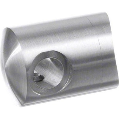 Q-railing Nerezový držiak napínaku lankové výplne zábradlí - lanká pr.3,2 mm MOD 7452 koncový ľavý, na rúrku pr.42,4 mm, brus