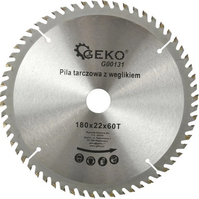 GEKO Pilový kotouč 180mm 60T 22.2mm 00407 – Zbozi.Blesk.cz