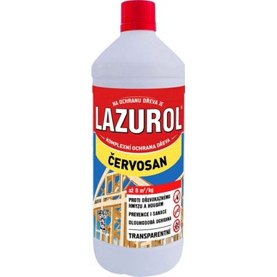 Lazurol červosan na hubení červotočů, 1 l