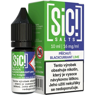 Sic!Salts Blackcurrant Lime 10 ml 16 mg