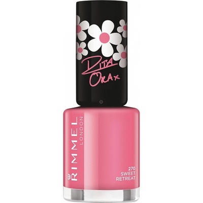 Rimmel London 60 Seconds Nail Polish by Rita Ora lak na nehty 270 Sweet Retreat 8 ml