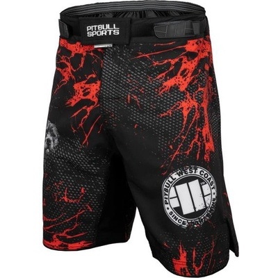 PitBull West Coast Grappling shorts Blood Dog černé