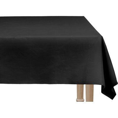 Party Deco Plastový ubrus černý 137x183 cm