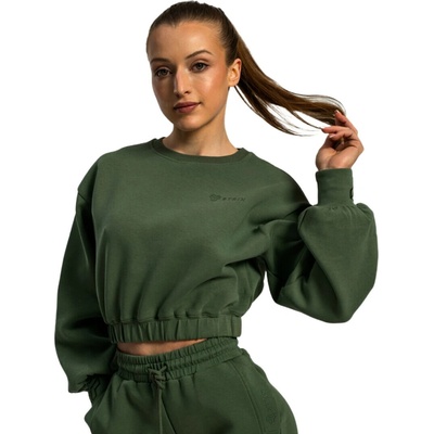 Strix dámská mikina Lunar Cropped Cedar Green