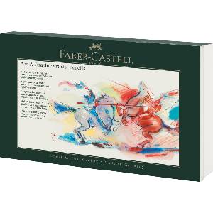 Faber-Castell - Art & Graphic Set, 36 pieces with pencils and colored pencils - 210008 (210008)