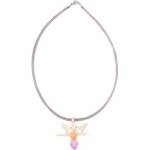 Dannyra Колие с истинска орхидея и копринена верижка модел 12 Dannyra Jewels
