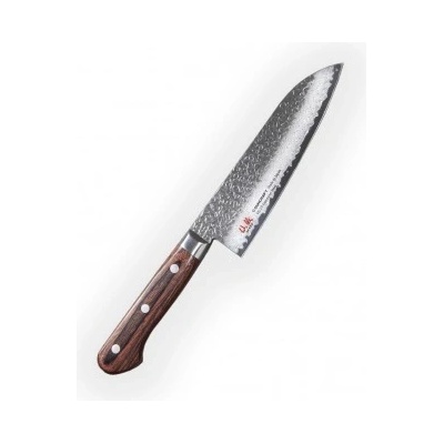 Suncraft nôž Santoku 16,5 cm Senzo Universal Tsuchime Damascus