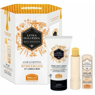 Helan Linea Dolcezza krém na ruce 75 ml + balzám na rty v tyčince 4,5 g kosmetická sada