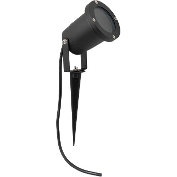 UltraLux Градинско осветително тяло, GU10, IP65, черно (GFPGU10BL)