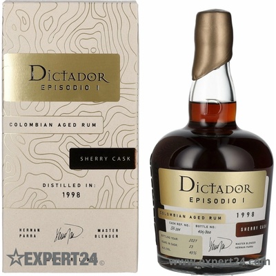 Dictador Episodio Uno Sherry Cask 1998 45% 0,7 l (kartón)