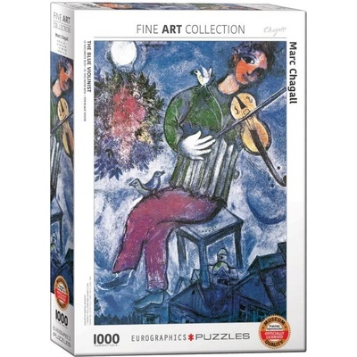 EUROGRAPHICS - Puzzle Chagall: The Blue Violonist - 1 000 piese