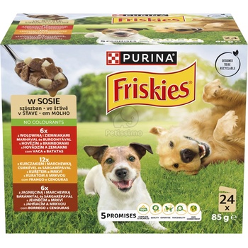 Friskies селекция мокра храна за кучета в сос 24 x 85 г
