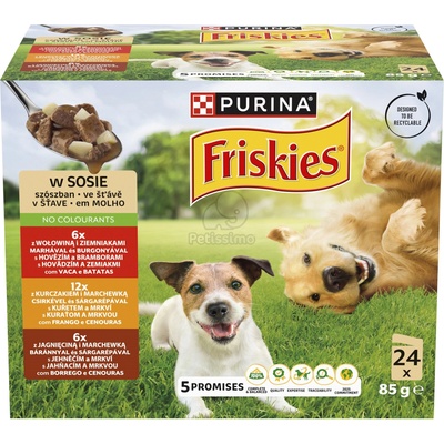 Friskies селекция мокра храна за кучета в сос 24 x 85 г