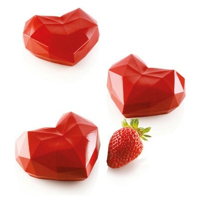Silikomart slikonová forma na dezerty AMORINI ORIGAMI SRDCE 110 ml
