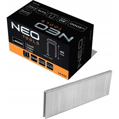 NEO TOOLS NEO Spinky do zošívačky 14-570 40 mm GA18 Typ90 (4K) 4000ks 14-631