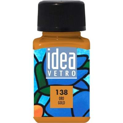 Maimeri Idea Vetro Боя за стъкло Gold 138 60 ml 1 бр (M5314138)