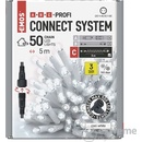 Emos D2AC02 Profi LED spojovacia reťaz biela 5 m vonkajšia aj vnútorná studená biela časovač