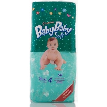 BabyBaby Soft Premium MAXI 7-18 kg zelená 50 ks