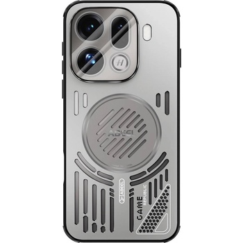 OPPO Калъф + протектор ABEEL за Oppo Find X9 Pro 5G - магнитен алуминиев кейс с охлаждане и защита на камерата (N52 MagSafe)