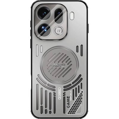 OPPO Калъф + протектор ABEEL за Oppo Find X9 Pro 5G - магнитен алуминиев кейс с охлаждане и защита на камерата (N52 MagSafe)