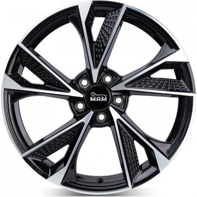 MAM RS6 7,5x17 5x112 ET45 black polished