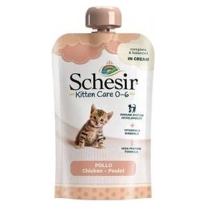 Schesir Kitten pouch Chicken Пауч пиле с крем за малки котенца 150gr
