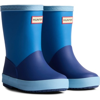 Hunter Boots Детски гумени ботуши Hunter boots Kid's First Colour Block Insulated Boot Wellington boots - Cuttle Blue / Polar Blue / Blue Frost - размер 8K (UK) (731-0271-0113)