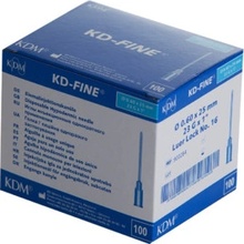 KD Medical Injekční jehla KD-Fine 23 G 0,6 x 25 modrá 100 ks