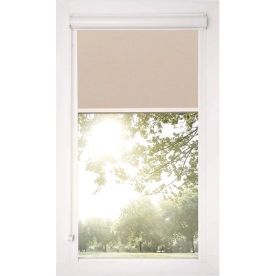 KRPOL Roleta v kazetě zatemňující PG12 Světle Hnědá 78 x 215 cm