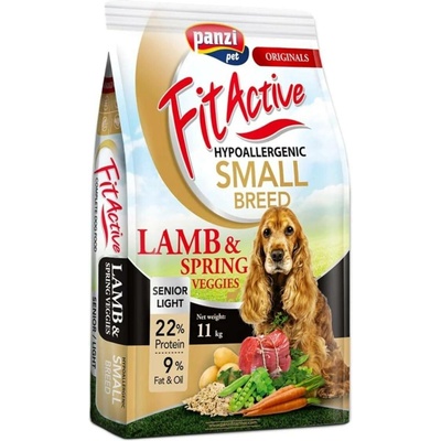 Fit Active Hypoallergenic Light Senior Small Mono Lamb 11 kg