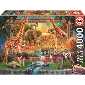 Educa Edu19285 Саваната оживява - пъзел 4000 части (edu19285)