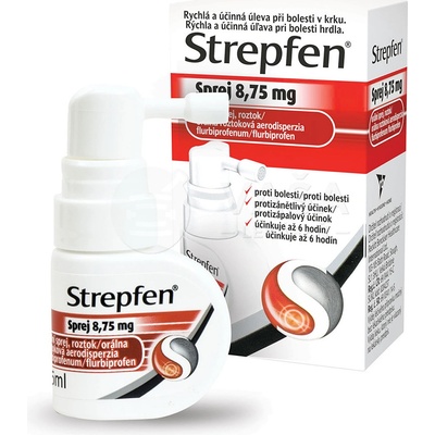 Strepfen Sprej 8,75 mg orálna roztoková aerodisperzia aer.ors.1 x 15 ml