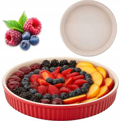 Altom Design Keramická forma na pečení tarty Red Chilli červená 24 cm