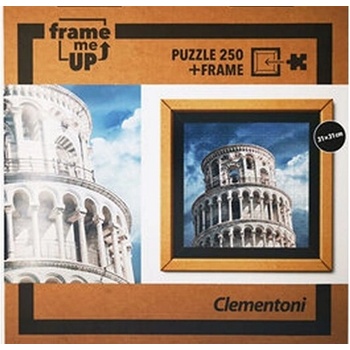 Clementoni Пъзел с рамка Clementoni от 250 части - Наклонената кула в Пиза (C38511)