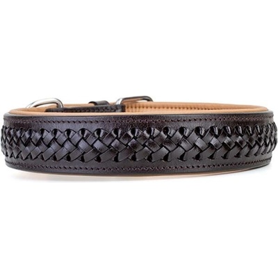 Kay-line kožený obojok Walnut brow