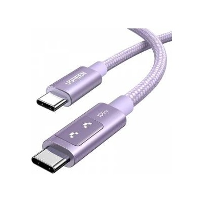 Fisher Price Ugreen Uno L509 USB-C to USB-C Cable, 100W, 2m (Purple)