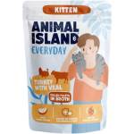 Animal Island Everyday - Пуйка с телешко месо в бульон, 85 г, за котенца