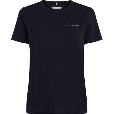 Тениска Tommy Hilfiger 1985 Reg Mini Corp Logo short sleeve T-shirt - Black