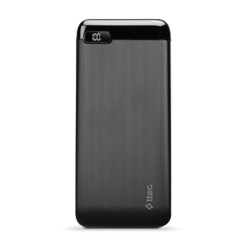 Image 1 of Ttec Външна батерия PowerSlim LCD PD 20.000 mAh Powerbank with USB-C Input/Output - Черна