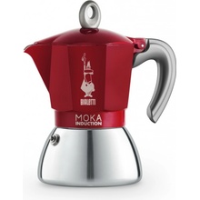 Bialetti Moka Induction 4 červená