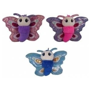 SUN-DAY Mascot Butterfly 20cm 3 colors 165190 mix price for 1 piece