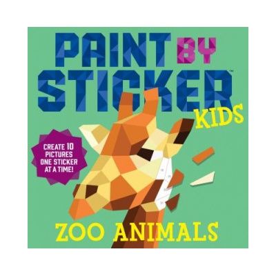 Paint by Sticker Kids: Zoo Animals