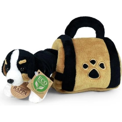 Rappa Плюшено куче Бернско планинско куче в транспортна кутия 15 см eco-friendly