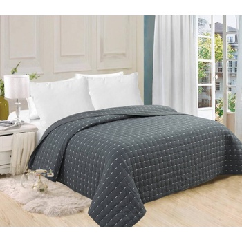 Png Панагюрище Покривало за легло 220/240 см Бруклин тъмносиво