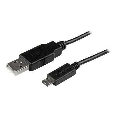 Startech USBAUB50CMBK Slim Micro USB Phone Charger 0,5m