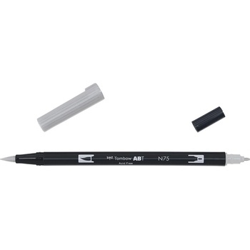 Tombow Маркер ABT Dual Brush N75 хладно сиво 3 (ABT-N75)